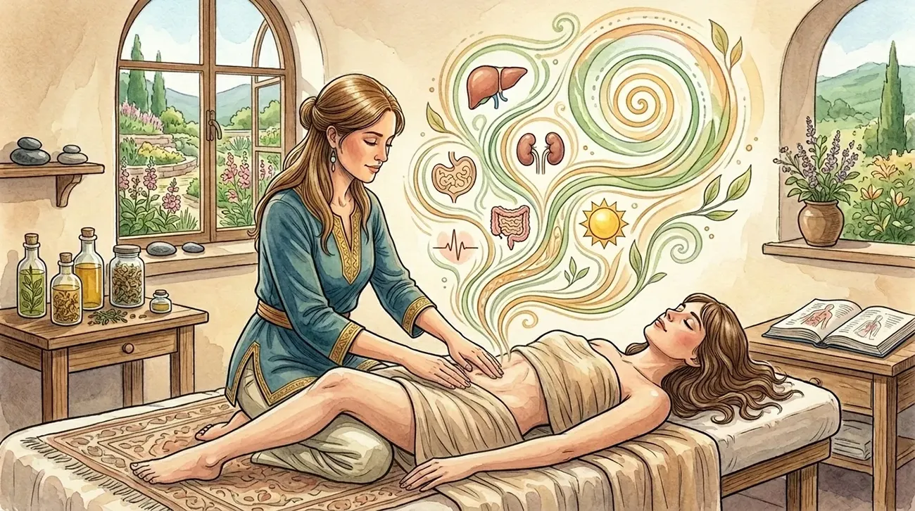 Massage viscéral du ventre